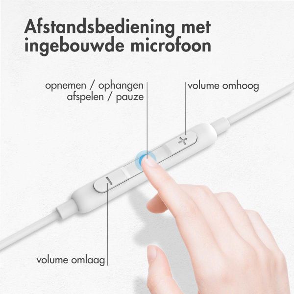 imoshion Oordopjes - Bedrade oordopjes - AUX / 3,5 mm Jack aansluiting - Wit