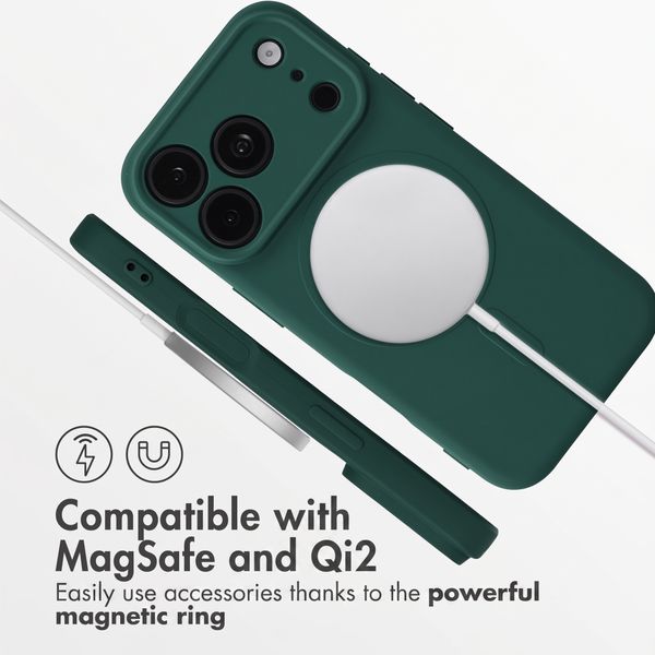 imoshion Colour Back Cover with MagSafe Apple iPhone 18 Pro / 17 Pro - Dark Green
