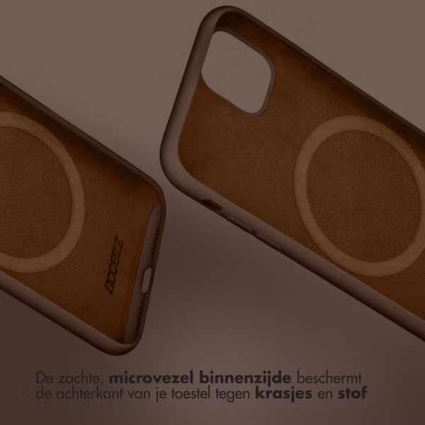 Accezz Liquid Silicone Backcover Samsung Galaxy A35 - New Tea Brown