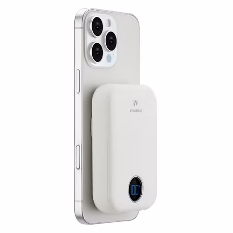 imoshion MagSafe Powerbank 10.000 mAh - Draadloze powerbank - Quick Charge en Power Delivery - Wit