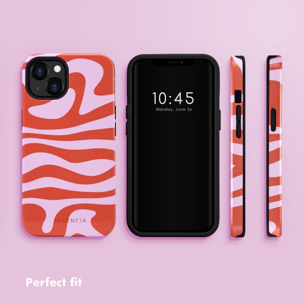 Selencia Vivid Back Cover Apple iPhone 13 - Dream Swirl Pink