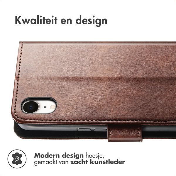 imoshion Luxe Bookcase Apple iPhone Xr - Donkerbruin