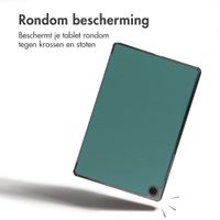 imoshion Trifold Bookcase Samsung Galaxy Tab A9 Plus - Donkergroen