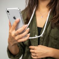 imoshion Backcover met koord Apple iPhone 11 - Wit Zilver