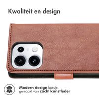 imoshion Luxe Bookcase Oppo Reno 16 F - Donkerbruin