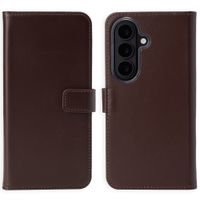 Selencia Genuine Leather Book Case Samsung Galaxy S26 Plus - Brown