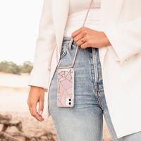 imoshion Design hoesje met koord iPhone 11 Pro - Grafisch Koper - Roze / Goud