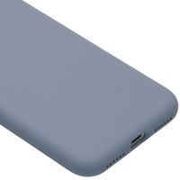 Accezz Liquid Silicone Backcover Apple iPhone SE (2022 / 2020) / 8 / 7 - Lavender Gray