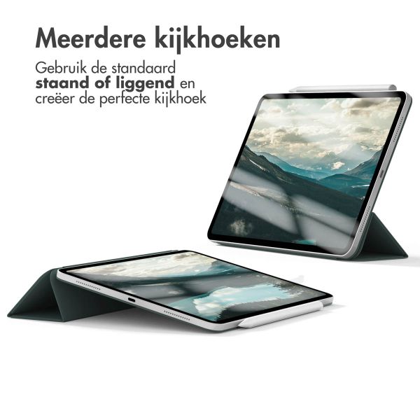 imoshion Magnetic Bookcase iPad 10 (2022) 10.9 inch - Donkergroen