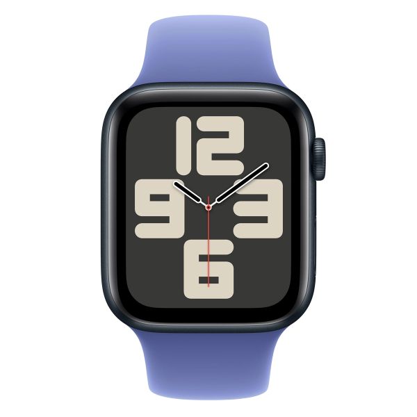 Apple Sport Band Apple Watch Series 1 t/m 9 / SE (38/40/41 mm) | Series 10 / 11 (42 mm) - Maat M/L - Periwinkle