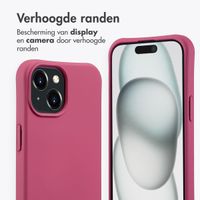 imoshion Color Backcover met afneembaar koord MagSafe Apple iPhone 15 - Raspberry