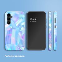 Selencia Vivid Backcover Samsung Galaxy S23 FE - Holographic Blue Dream