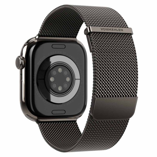 Vonmählen Milanese Loop 2 bandje Apple Watch | 44/45/46/49 mm - Granite Grey