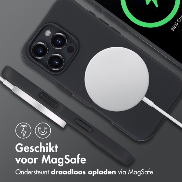 imoshion Color Backcover met afneembaar koord MagSafe Apple iPhone 16 Pro Max - Zwart