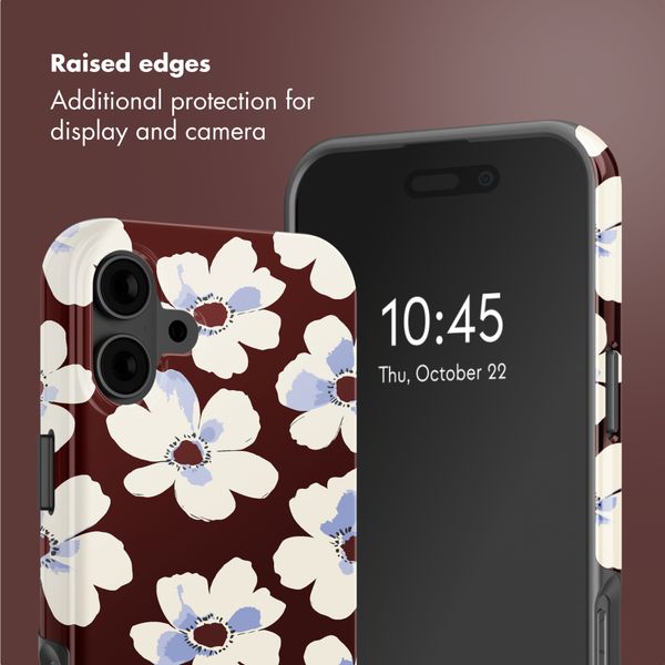 Selencia Vivid Back Cover with MagSafe Apple iPhone 16 - Choco Flower Pop
