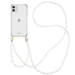 imoshion Backcover met koord + armband Apple iPhone 11 - Parels Hartjes