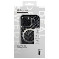 iDeal of Sweden Clear Case Limited met MagSafe Apple iPhone 15 Pro - Zebra Mystique