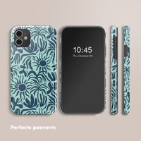 Selencia Vivid Tough Backcover iPhone 11 - Tropical Vibes Light Blue