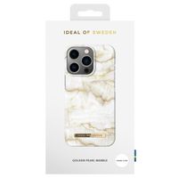 iDeal of Sweden Fashion Backcover iPhone 13 Pro - Golden Pearl Marble