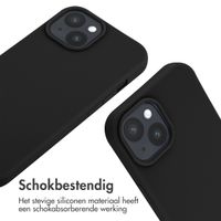 imoshion Siliconen hoesje met koord Apple iPhone 15 - Zwart
