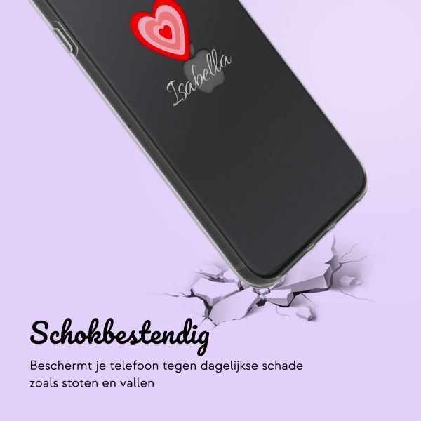 Hoesje met eigen foto en/of tekst Apple iPhone SE (2022 / 2020) / 8 / 7 - Hartje