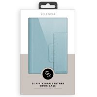 Selencia 2-in-1 Uitneembare Vegan Lederen Bookcase iPhone 11 - Blauw