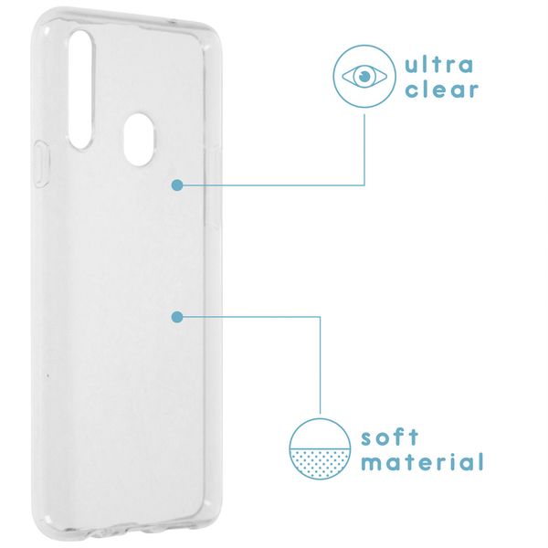 imoshion Softcase Backcover Samsung Galaxy A20s - Transparant