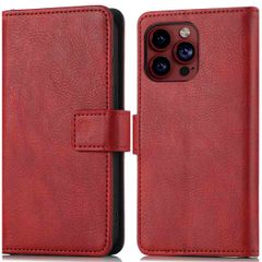 imoshion Luxe Bookcase iPhone 15 Pro - Rood