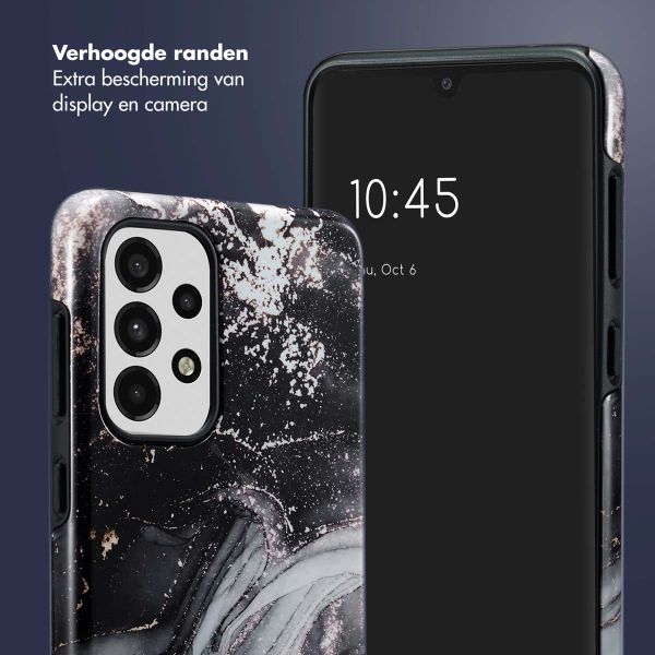 Selencia Vivid Backcover Samsung Galaxy A33 - Chic Marble Black