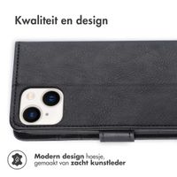 imoshion Luxe Bookcase iPhone 14 Plus - Zwart