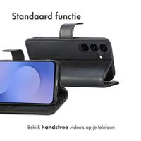 imoshion Luxe Bookcase Samsung Galaxy S25 FE - Zwart