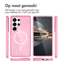 imoshion Sparkle Backcover met MagSafe Samsung Galaxy S25 Ultra - Glitter Roze