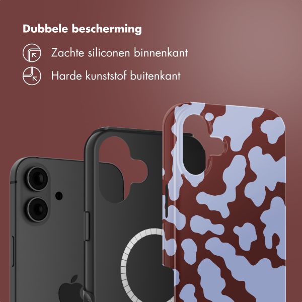 Selencia Vivid Backcover met MagSafe Apple iPhone 16 - Moo'd Lavender Glow