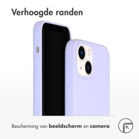 Accezz Liquid Silicone Backcover Apple iPhone 14 / 13 - Paars