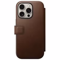 Nomad Modern Leather FolioBookcase Apple iPhone 16 Pro - Bruin