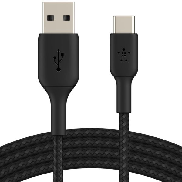 Belkin Boost↑Charge™ Braided USB-C naar USB kabel - 2 meter - Zwart