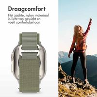 imoshion Nylon Alpine bandje Apple Watch Series 1 t/m 11 / SE / Ultra (44/45/46/49 mm) - Olive Green