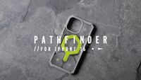 UAG Pathfinder Backcover MagSafe met polsbandje iPhone 16 Pro Max - Active Neon