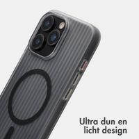 Accezz Lite Backcover met MagSafe | Fluted | Apple iPhone 16 Pro Max - Grijs