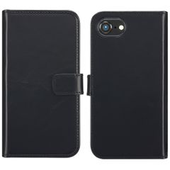 Selencia Genuine Leather Book Case Apple iPhone 17e / 16e - Black