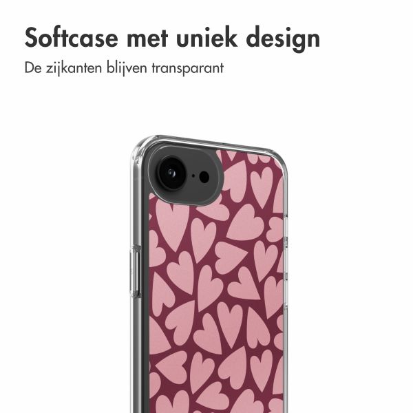 imoshion Design hoesje Apple iPhone 16e - Hearty Blush