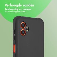 imoshion Color Backcover Samsung Galaxy Xcover 7 Pro - Zwart