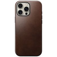 Nomad Modern Horween Leather Case Apple iPhone 16 Pro Max - Rustic Brown