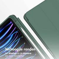 Accezz Smart Silicone Bookcase Apple iPad Air 13 inch (2025) M3 / (2024) M2 - Donkergroen