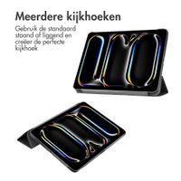imoshion Trifold Bookcase Apple iPad Pro 13 (2024) M4 - Zwart