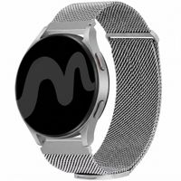 imoshion Milanees magnetisch bandje  - Universeel 22 mm aansluiting - Maat M - Zilver