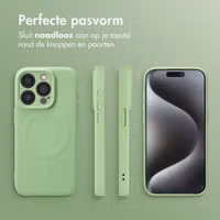 imoshion Color Backcover met MagSafe Apple iPhone 15 Pro - Groen