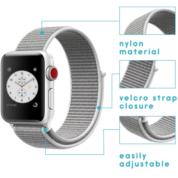 imoshion Nylon bandje Apple Watch Series 1-9 / SE - 38/40/41 mm / Series 10 - 42 mm