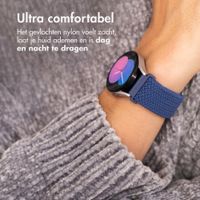 imoshion Nylon geweven bandje Samsung Galaxy Watch 7 40/44 mm - Donkerblauw
