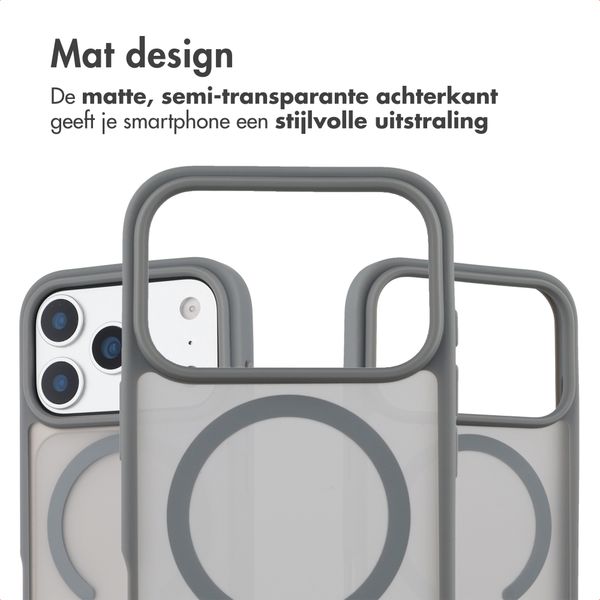 imoshion Color Guard Backcover met MagSafe Apple iPhone 17 Pro - Grijs